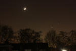 Venus Jupiter Moon conjunction 02-12-2008